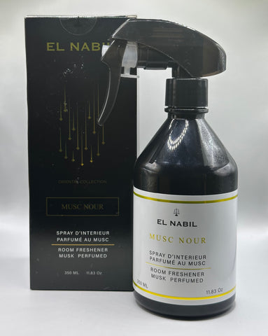 Spray d’Intérieur (Room Freshener) Musc Nour – El Nabil – 350 ml